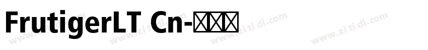 FrutigerLT Cn字体转换